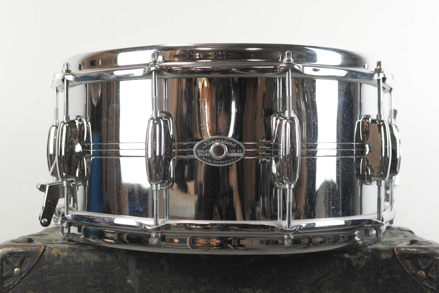 1970s Slingerland 6.5x14 Gene Krupa Sound King Snare Drum