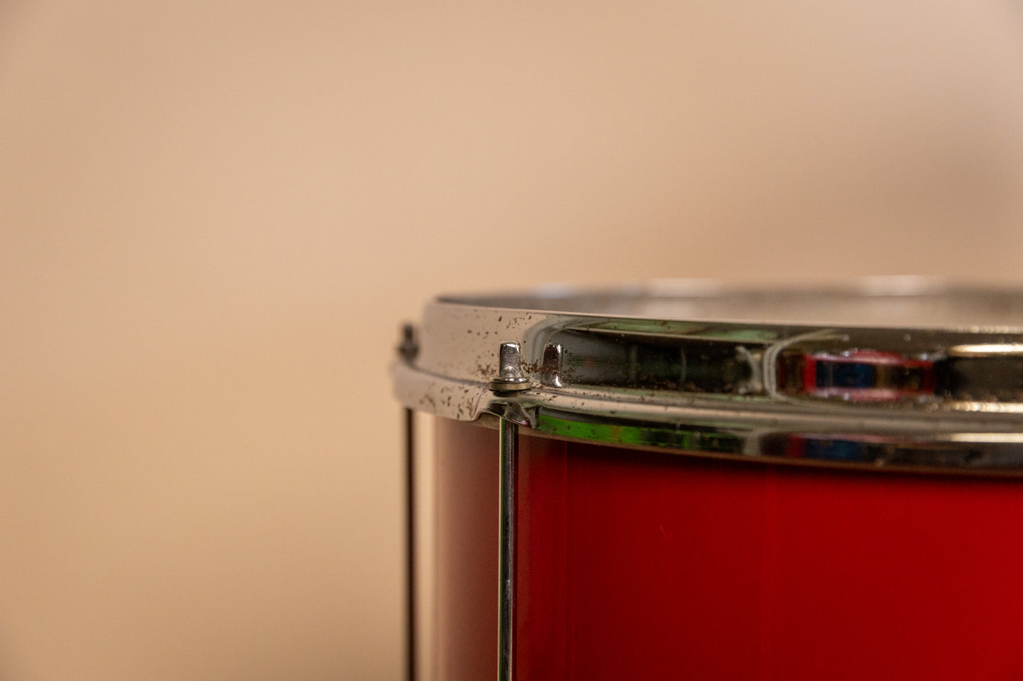 1970s Slingerland Stage Band Red Gloss Pearl Drum Set