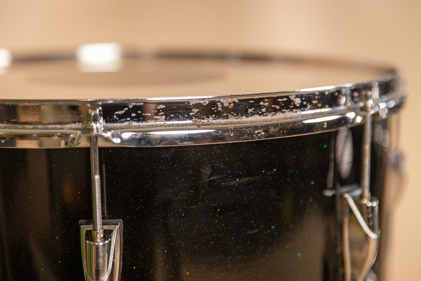 Yamaha Rock Tour Custom Black Sparkle Drum Set
