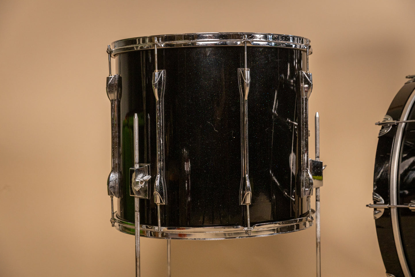 Yamaha Rock Tour Custom Black Sparkle Drum Set