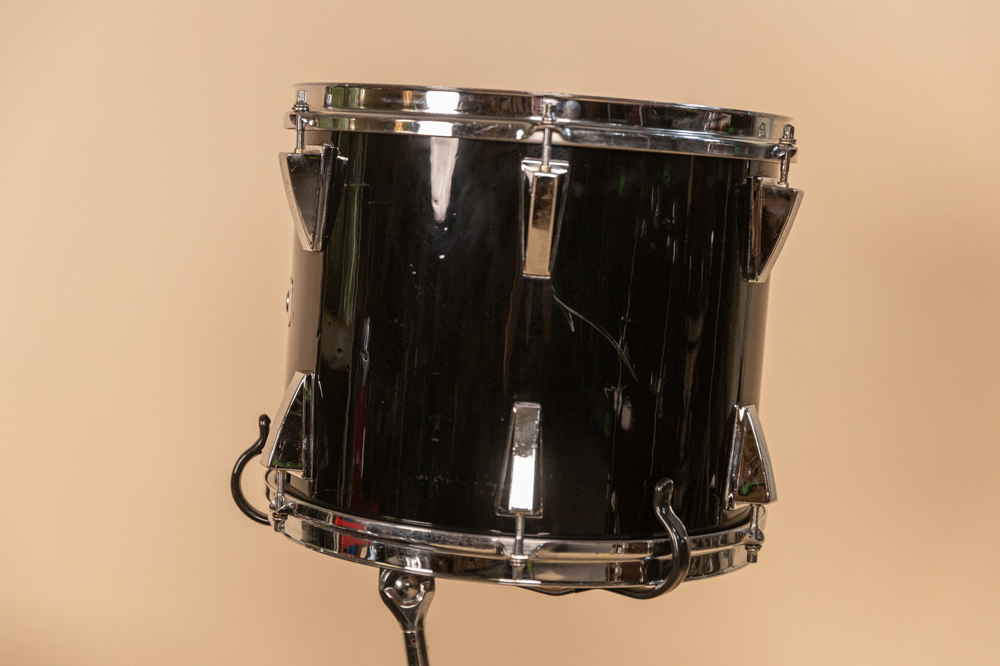 Vintage Yamaha 5000 Jet Black Drum Set 16x24 10x12 and 16x16