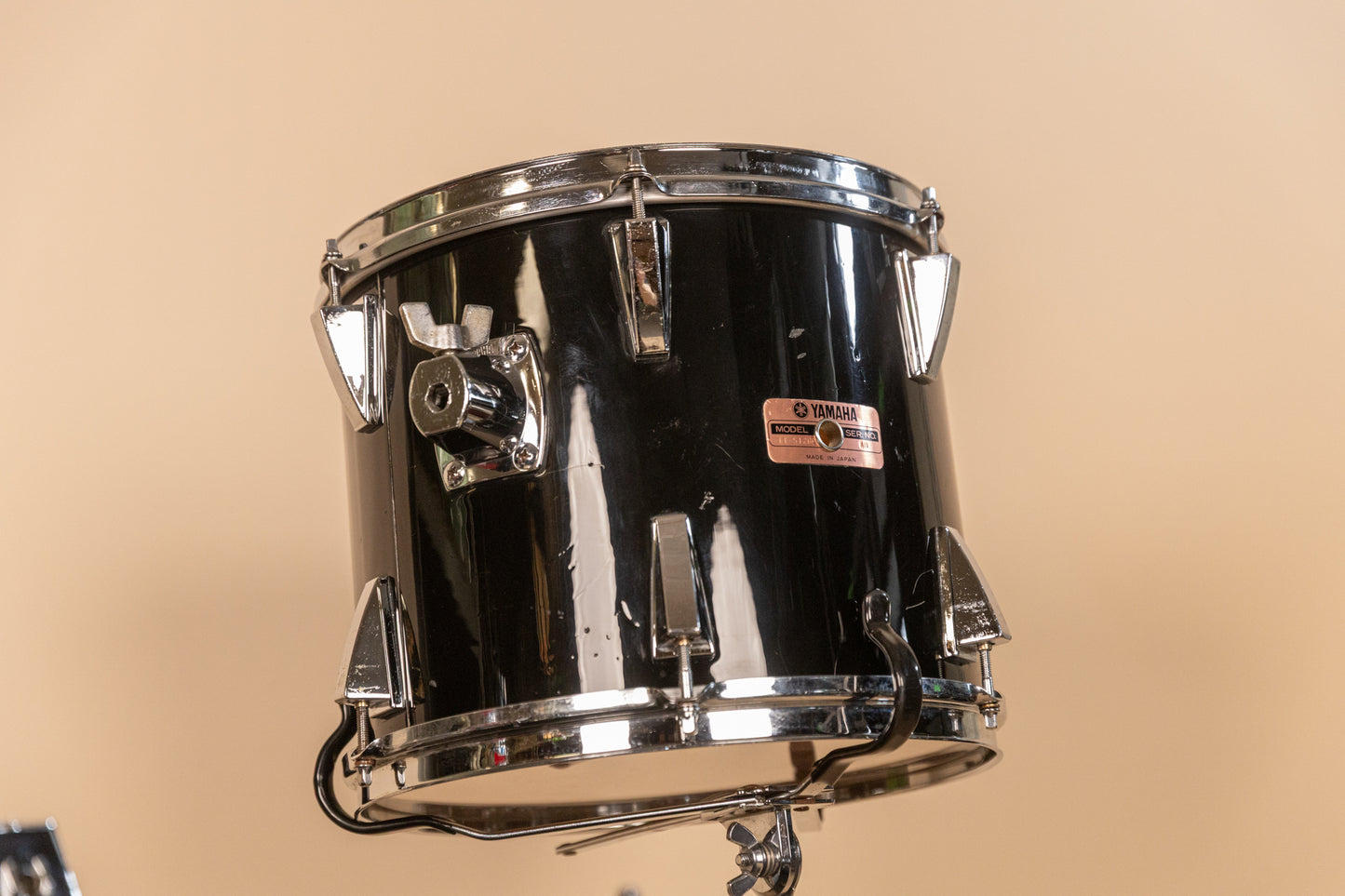 Vintage Yamaha 5000 Jet Black Drum Set 16x24 10x12 and 16x16