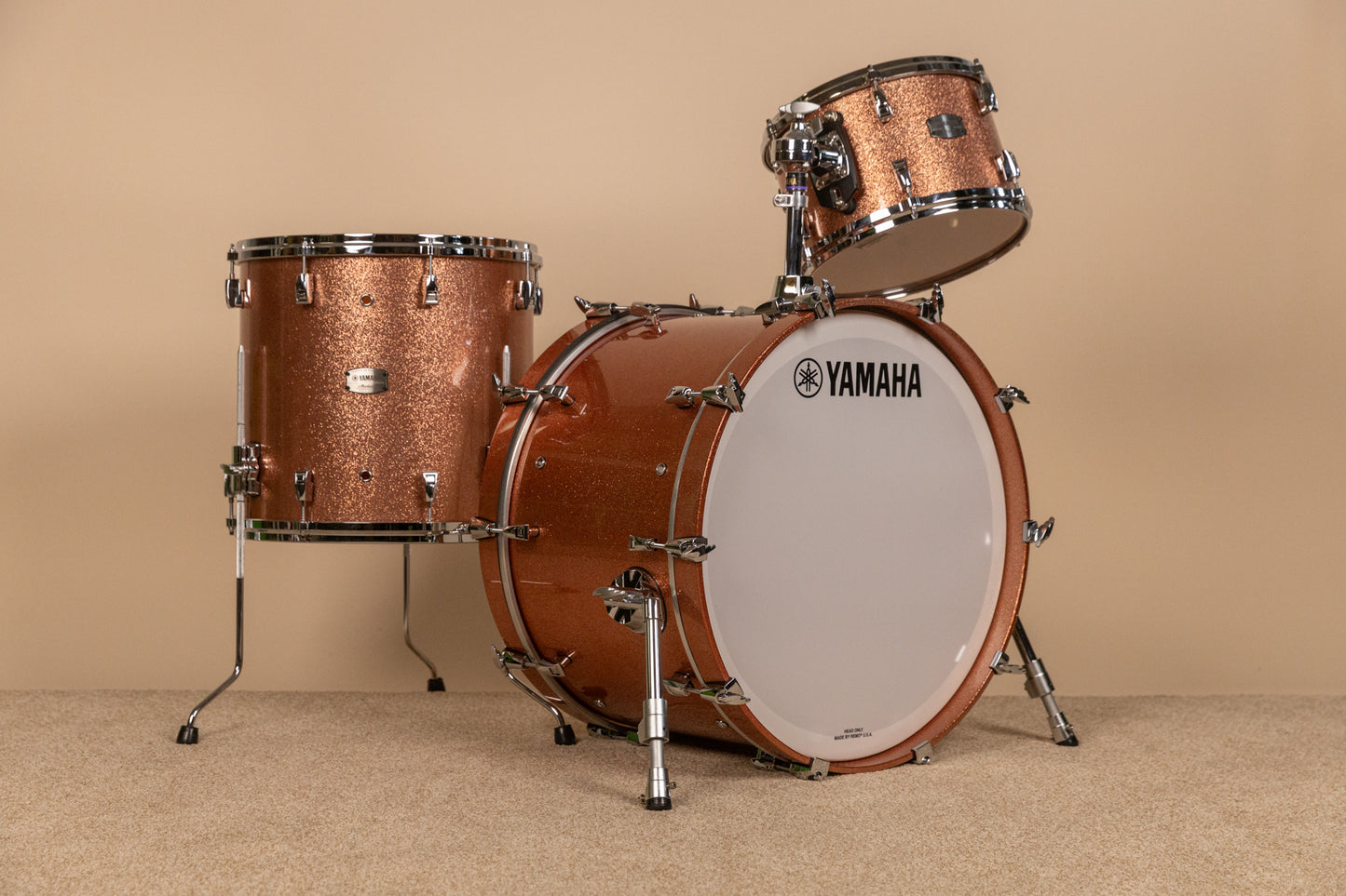 Yamaha Absolute Hybrid Maple Pink Sparkle Drum Set
