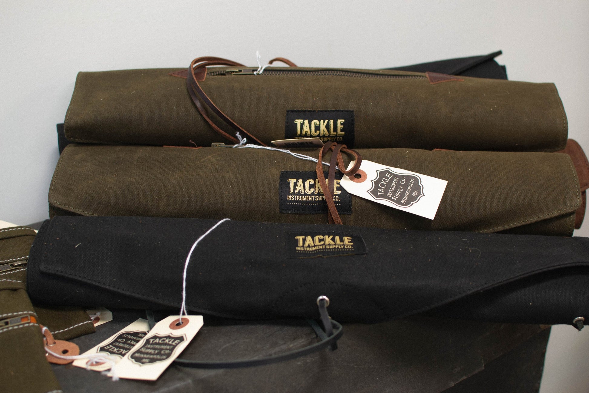 Tackle Instrument Supply Co. Waxed Canvas Roll Up Stick Bag