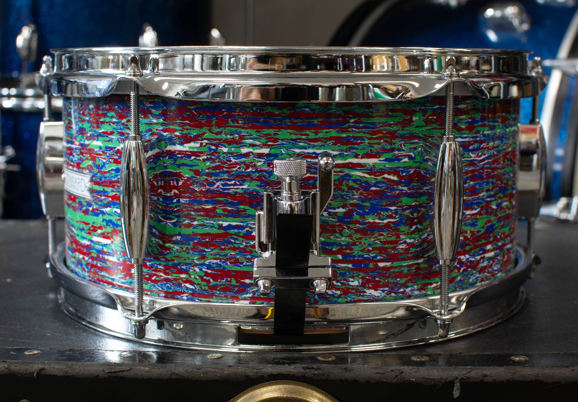 Standard Drum Co 5.5x12" Psychedelic Red Snare Drum