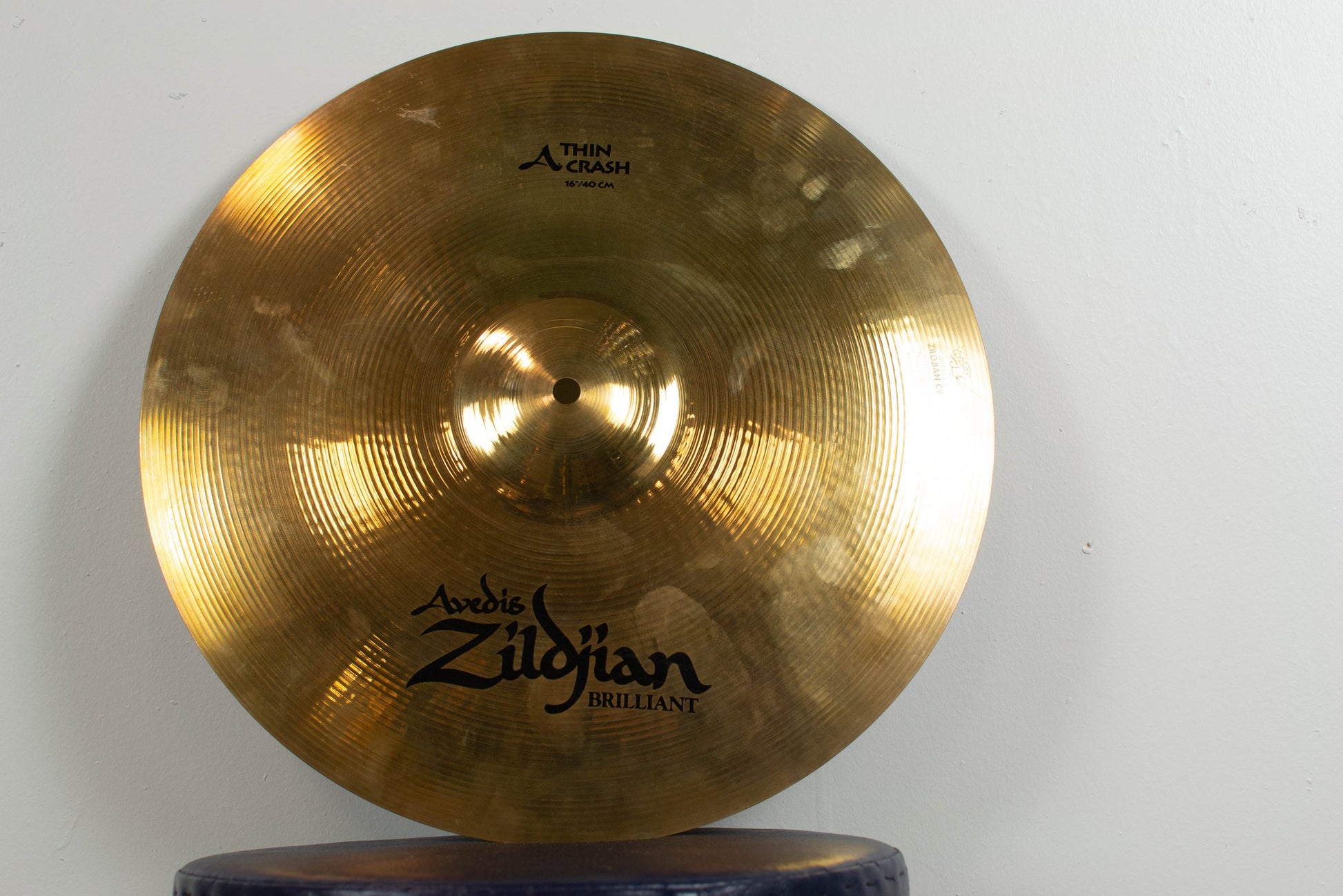 1990s Zildjian A 16" Brilliant Thin Crash Cymbal 1084g