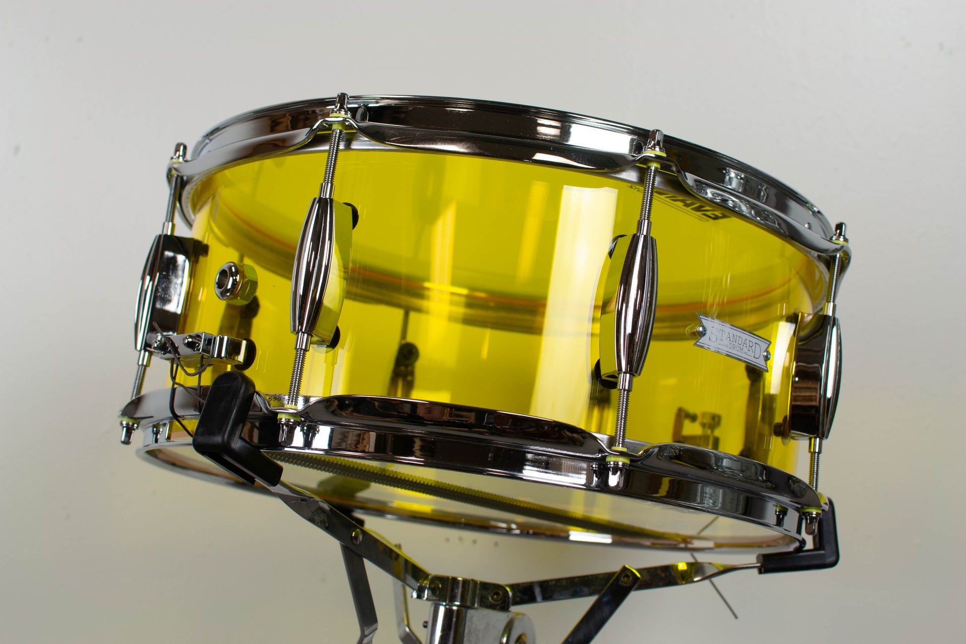 Standard Drum Co. 6x14 Yellow Acrylic Snare Drum