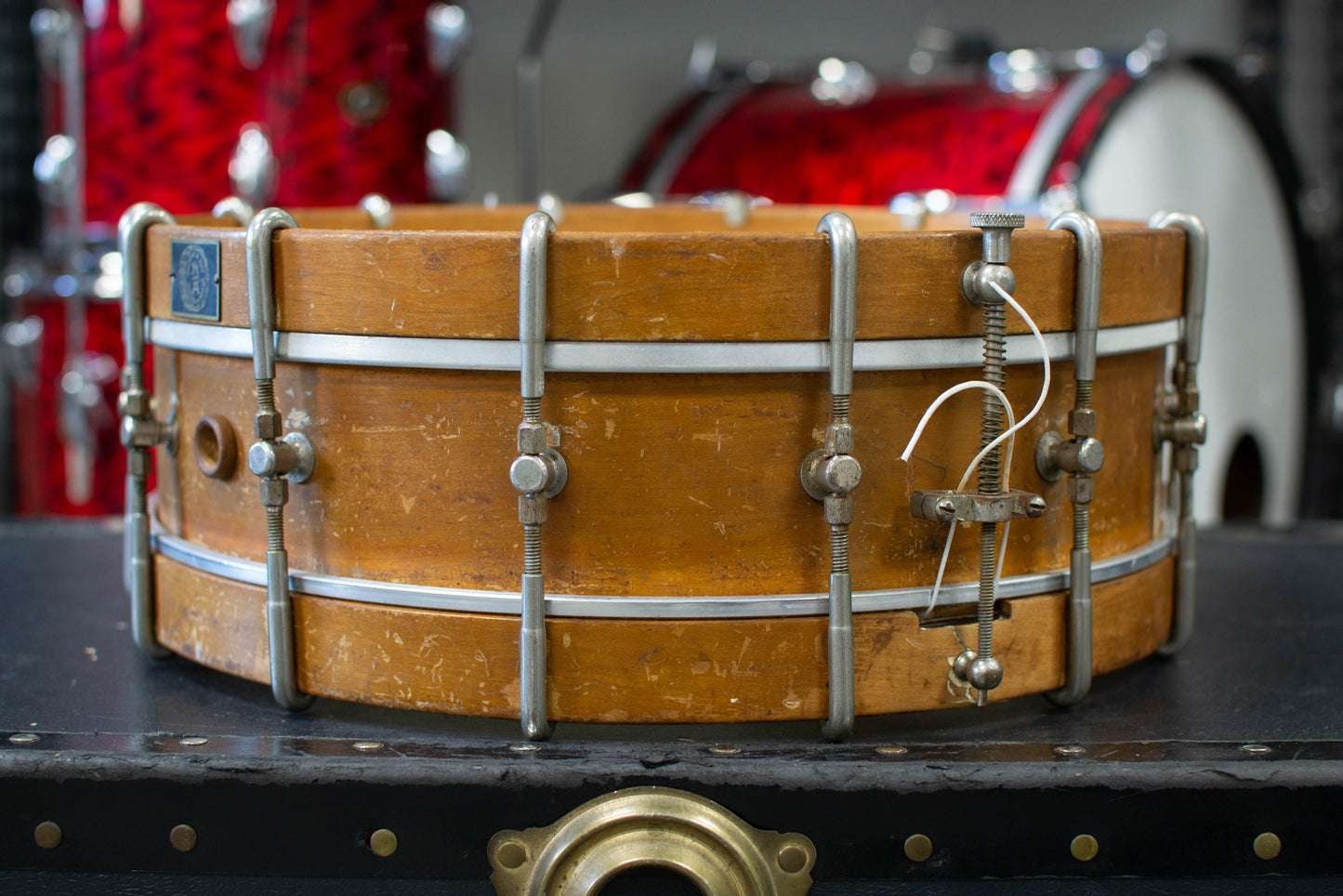 1910s 1920s Walberg and Auge 4.5x14 Snare Drum