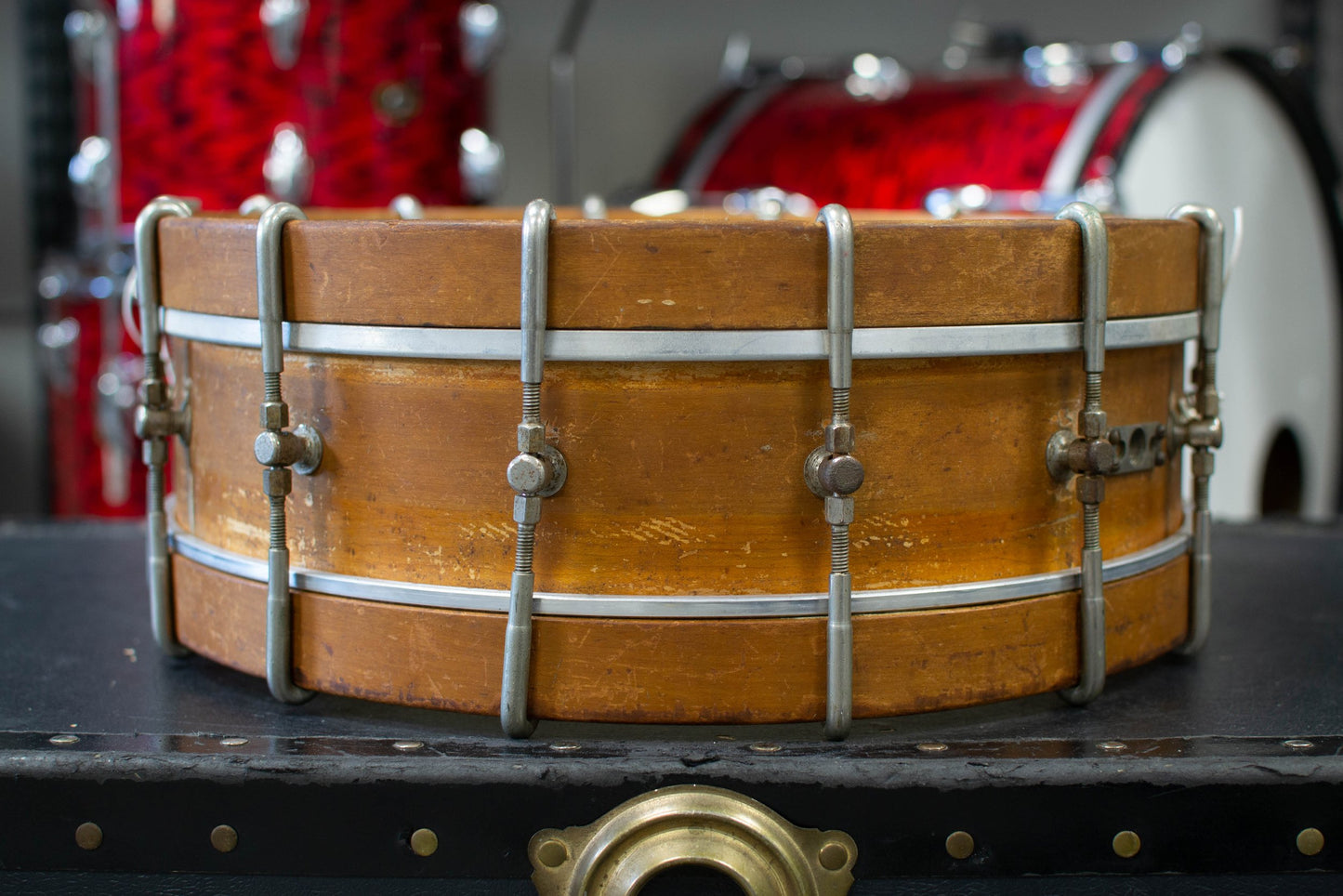1910s 1920s Walberg and Auge 4.5x14 Snare Drum