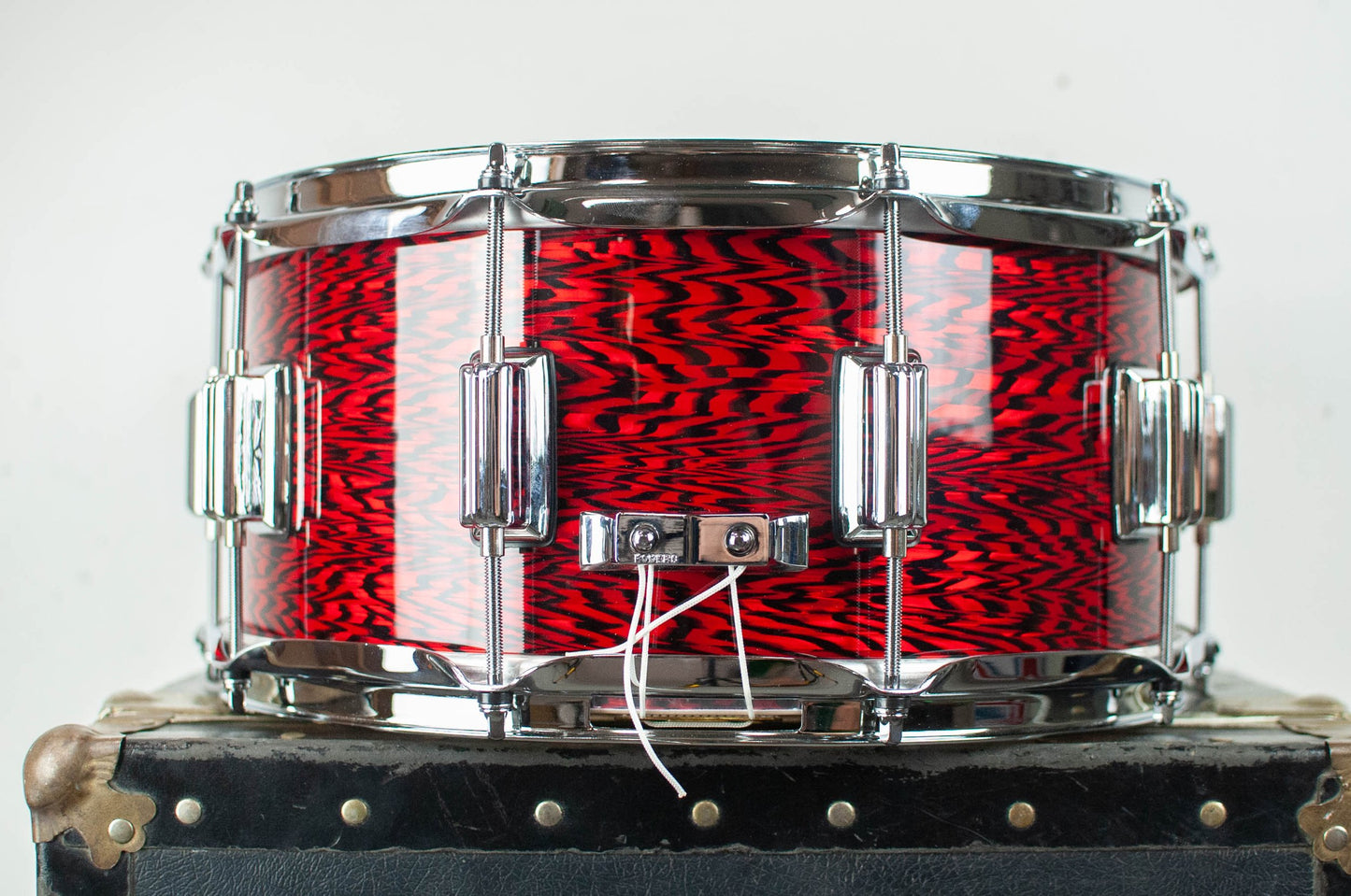 Rogers 6.5x14 SuperTen Wood Shell Snare Drum - Red Onyx