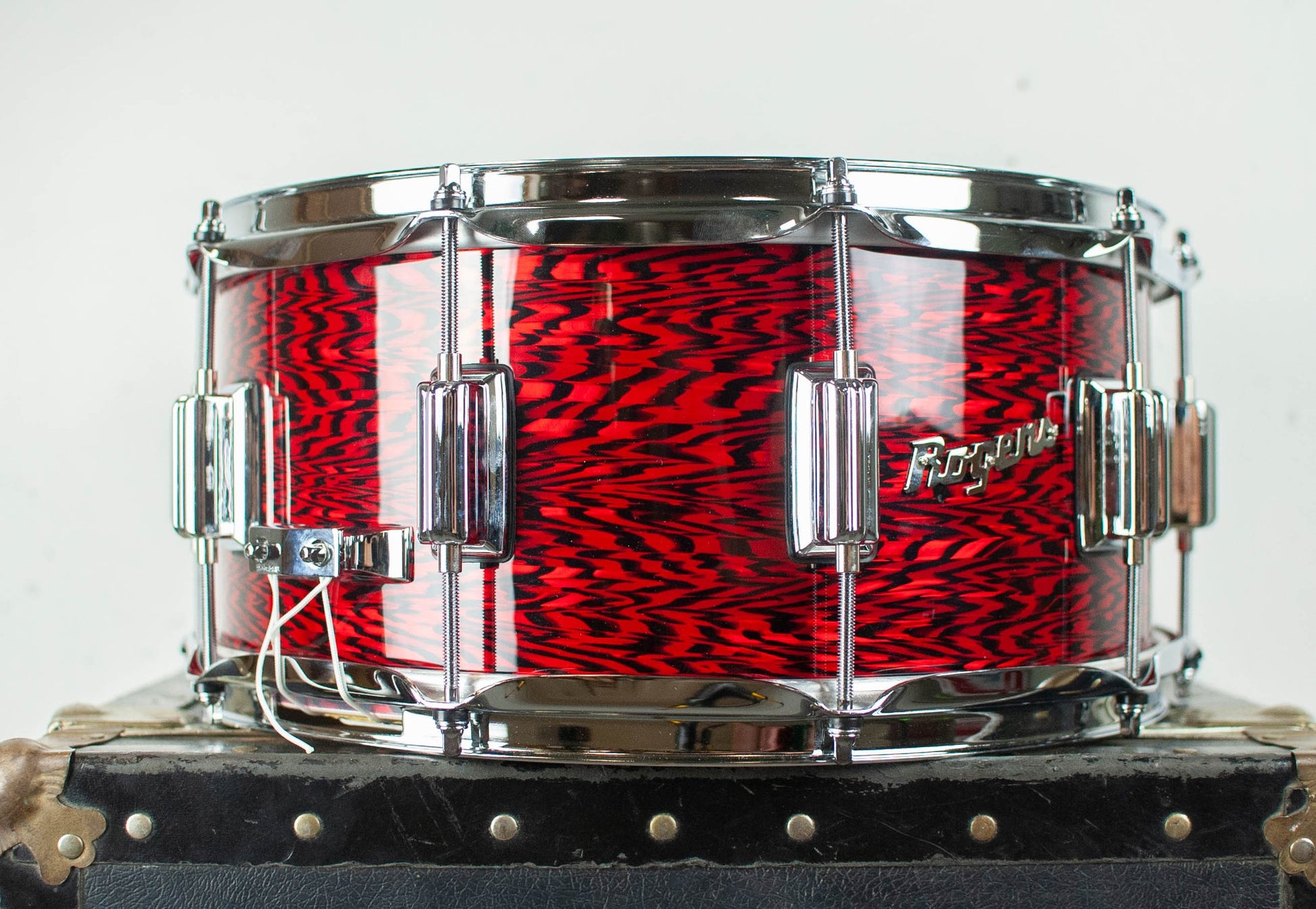 Rogers 6.5x14 SuperTen Wood Shell Snare Drum - Red Onyx