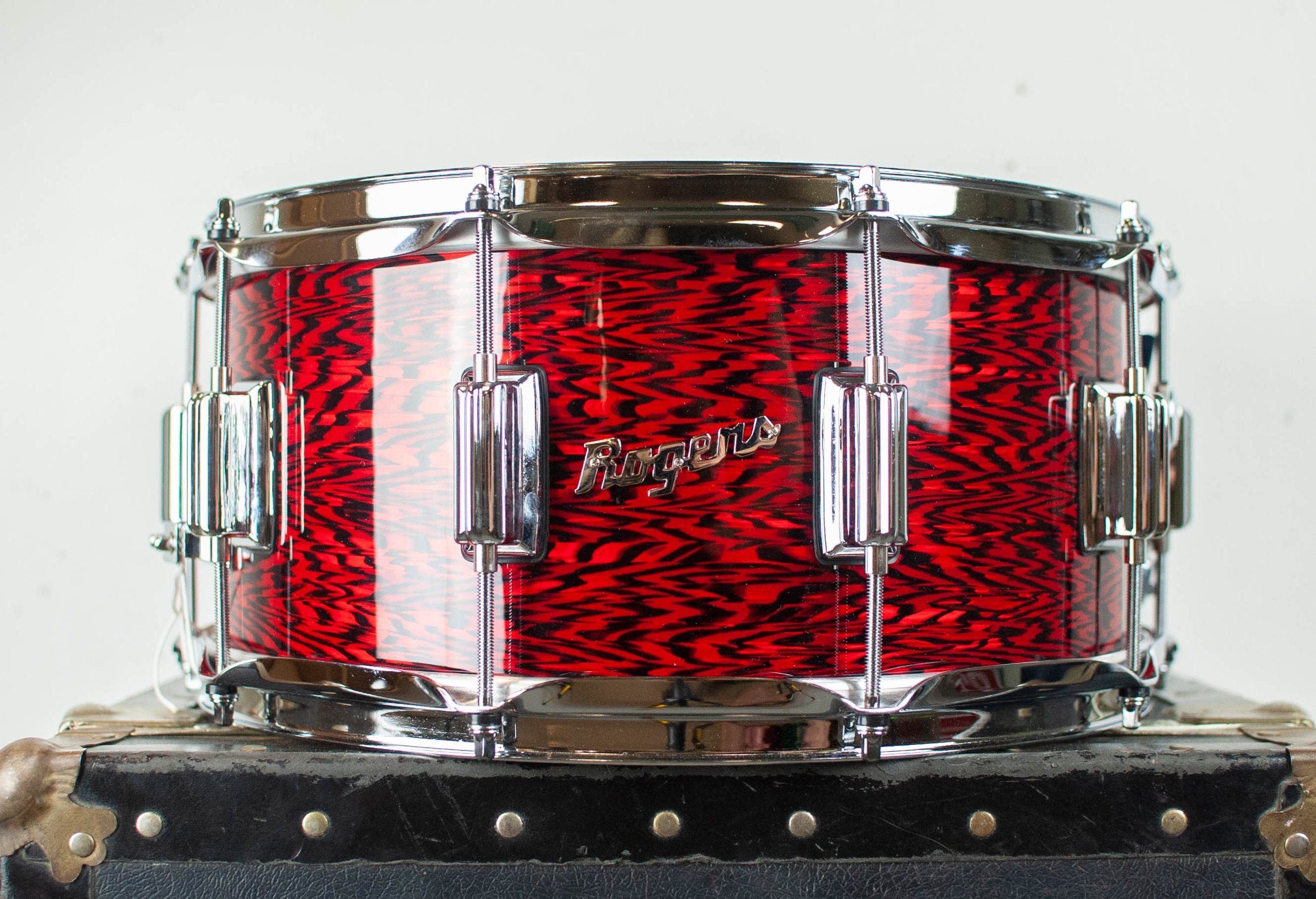 Rogers 6.5x14 SuperTen Wood Shell Snare Drum - Red Onyx