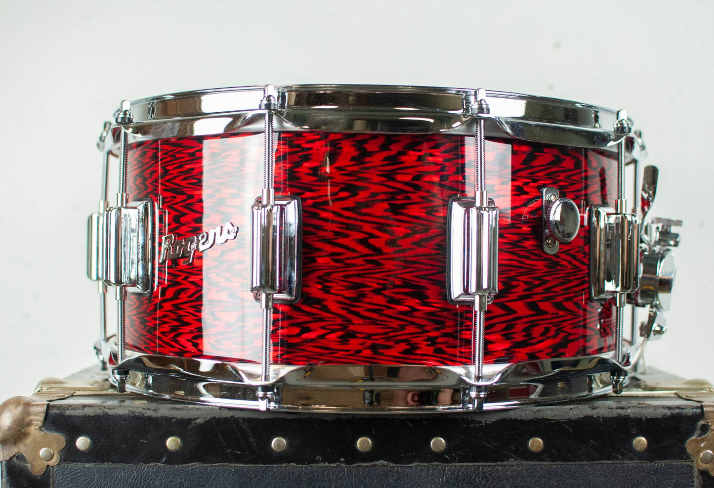 Rogers 6.5x14 SuperTen Wood Shell Snare Drum - Red Onyx