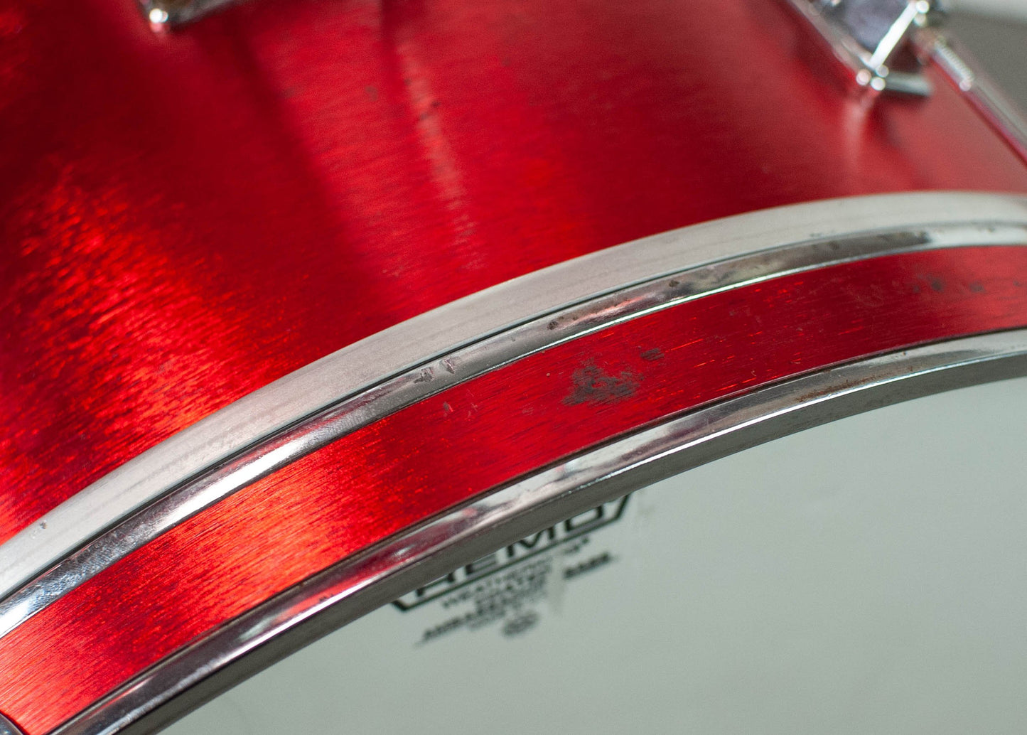 1970s Reuther "Hairline Red" Drum Kit