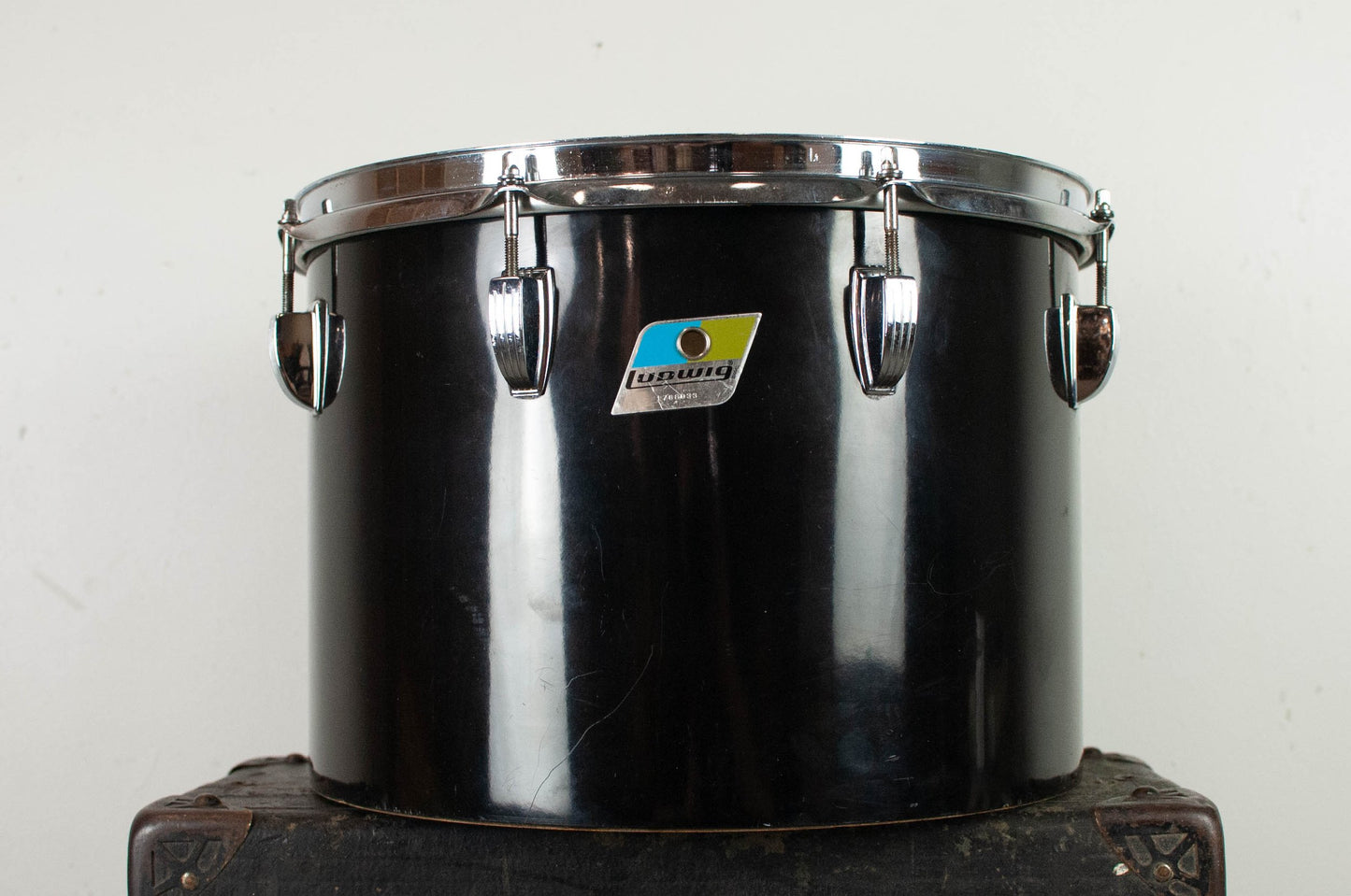 1970s Ludwig 10x14 Black Cortex Tom