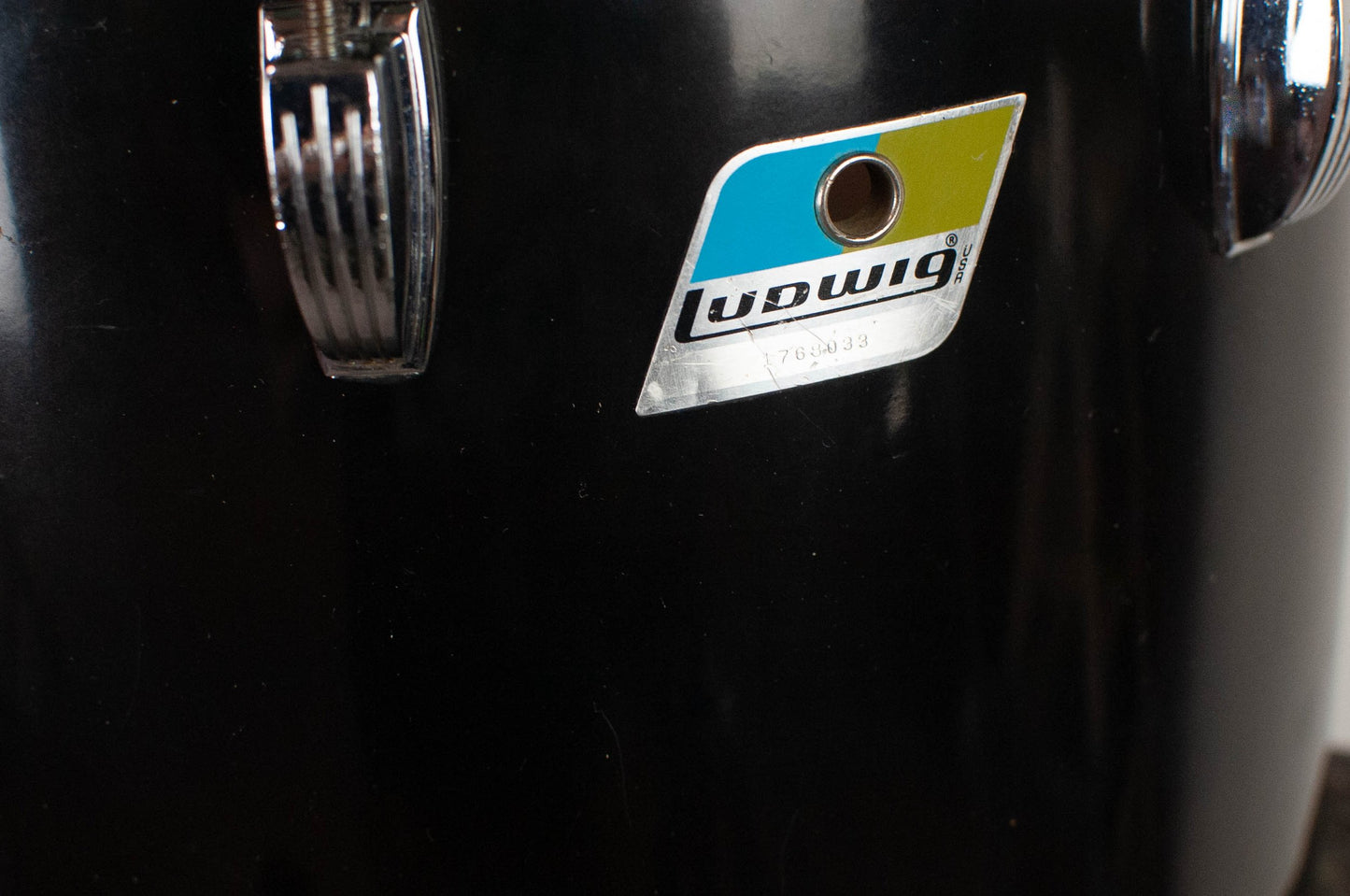 1970s Ludwig 10x14 Black Cortex Tom