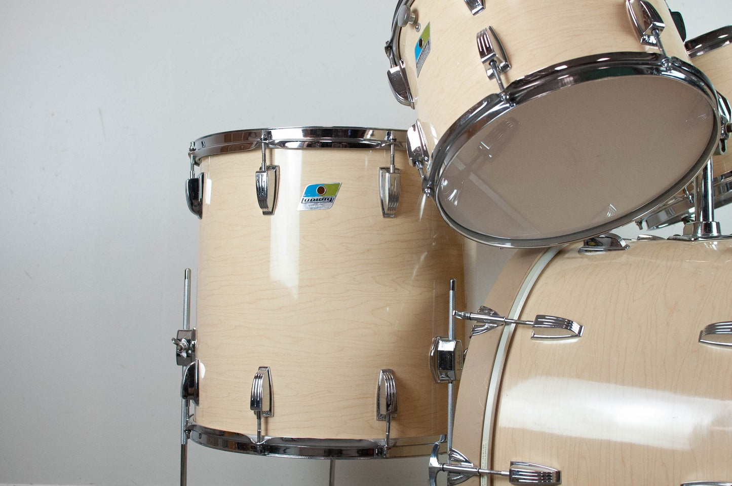 1970s Ludwig "Big Beat" Maple Cortex Drum Kit