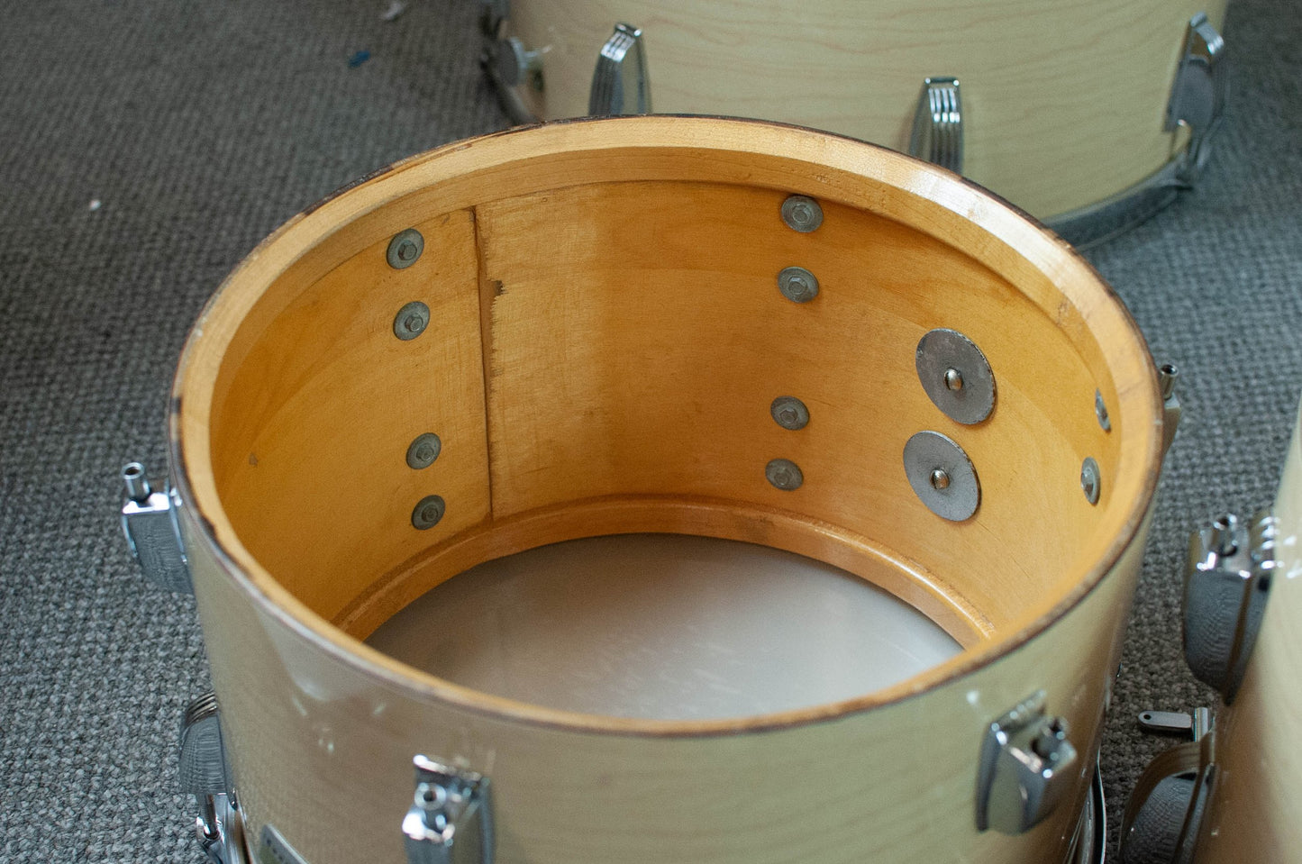 1970s Ludwig "Big Beat" Maple Cortex Drum Kit