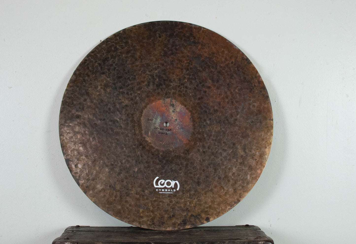 Leon 20" Flat Bell Raw Ride Cymbal 1810g