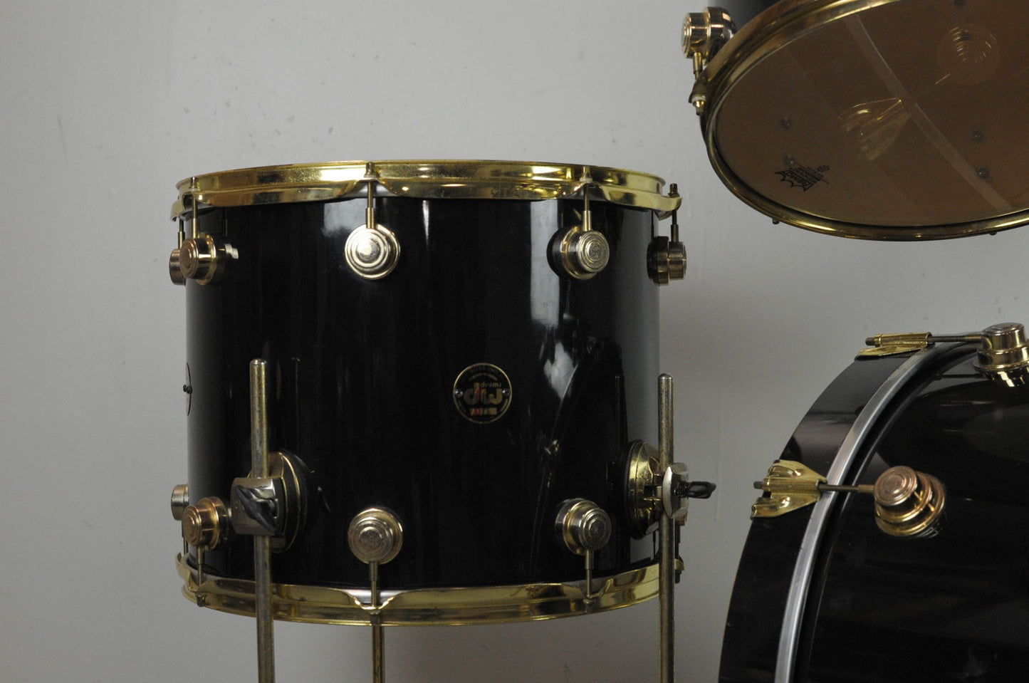 1998 DW "Black and Gold" Drum Set