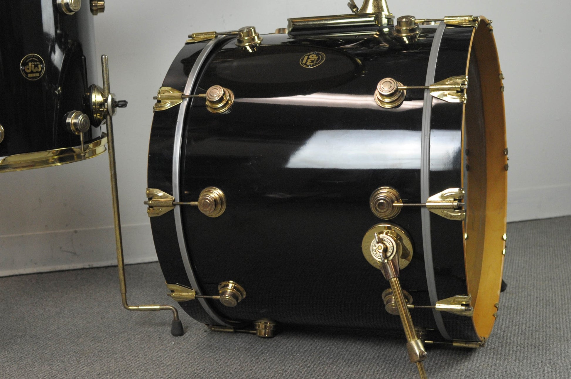 1998 DW "Black and Gold" Drum Set