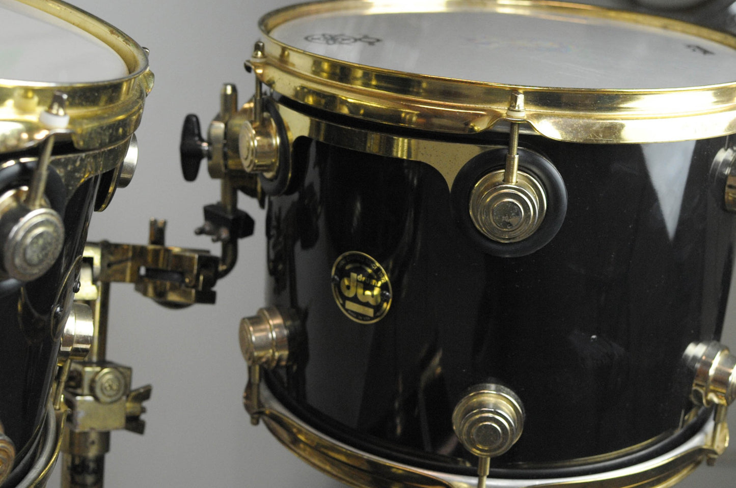 1998 DW "Black and Gold" Drum Set