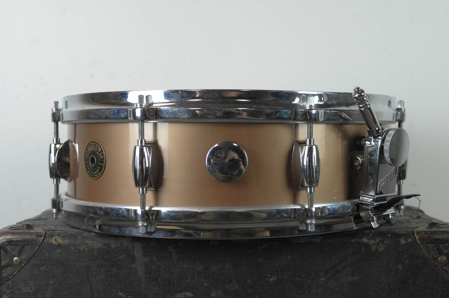 1960s Gretsch 4x14 Progressive Jazz Copper Mist Snare Drum