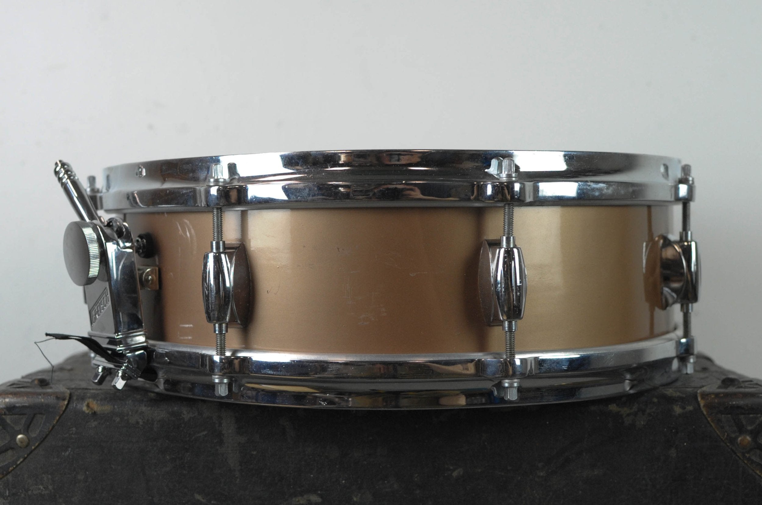 1950s Gretsch 4x14 Progressive Jazz Copper Mist Snare Drum