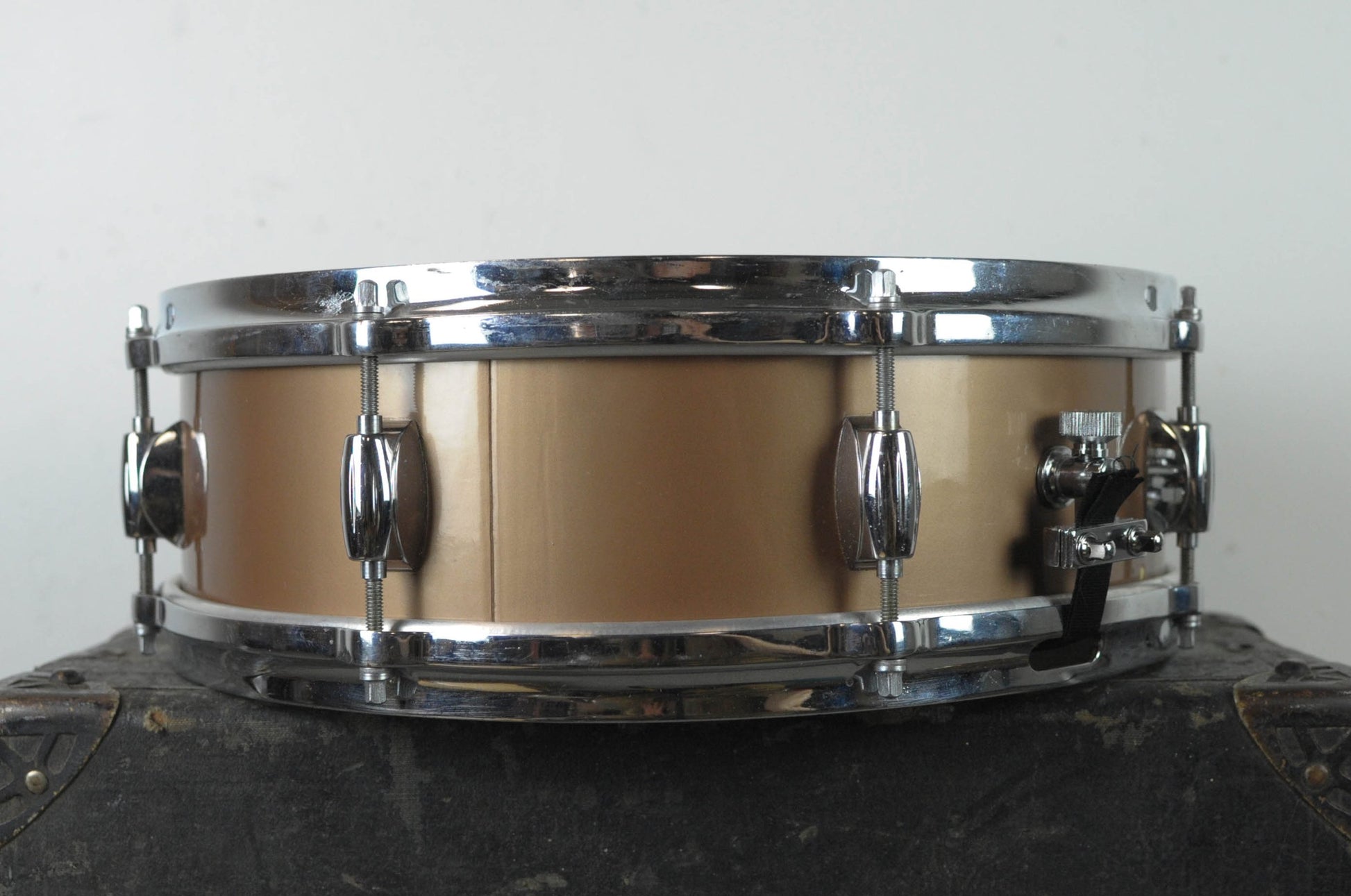 1960s Gretsch 4x14 Progressive Jazz Copper Mist Snare Drum
