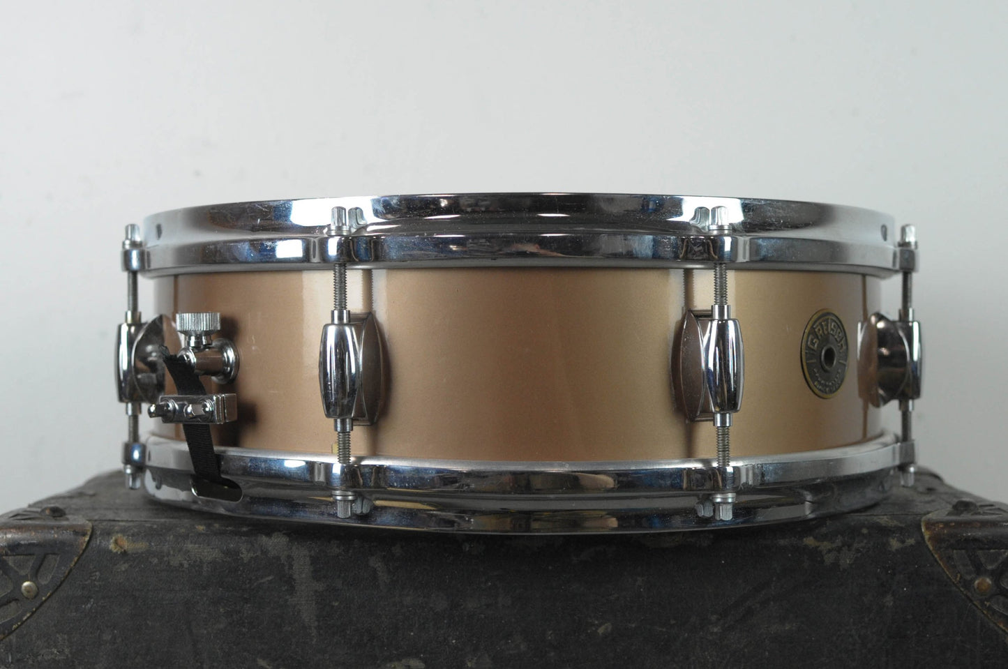 1960s Gretsch 4x14 Progressive Jazz Copper Mist Snare Drum