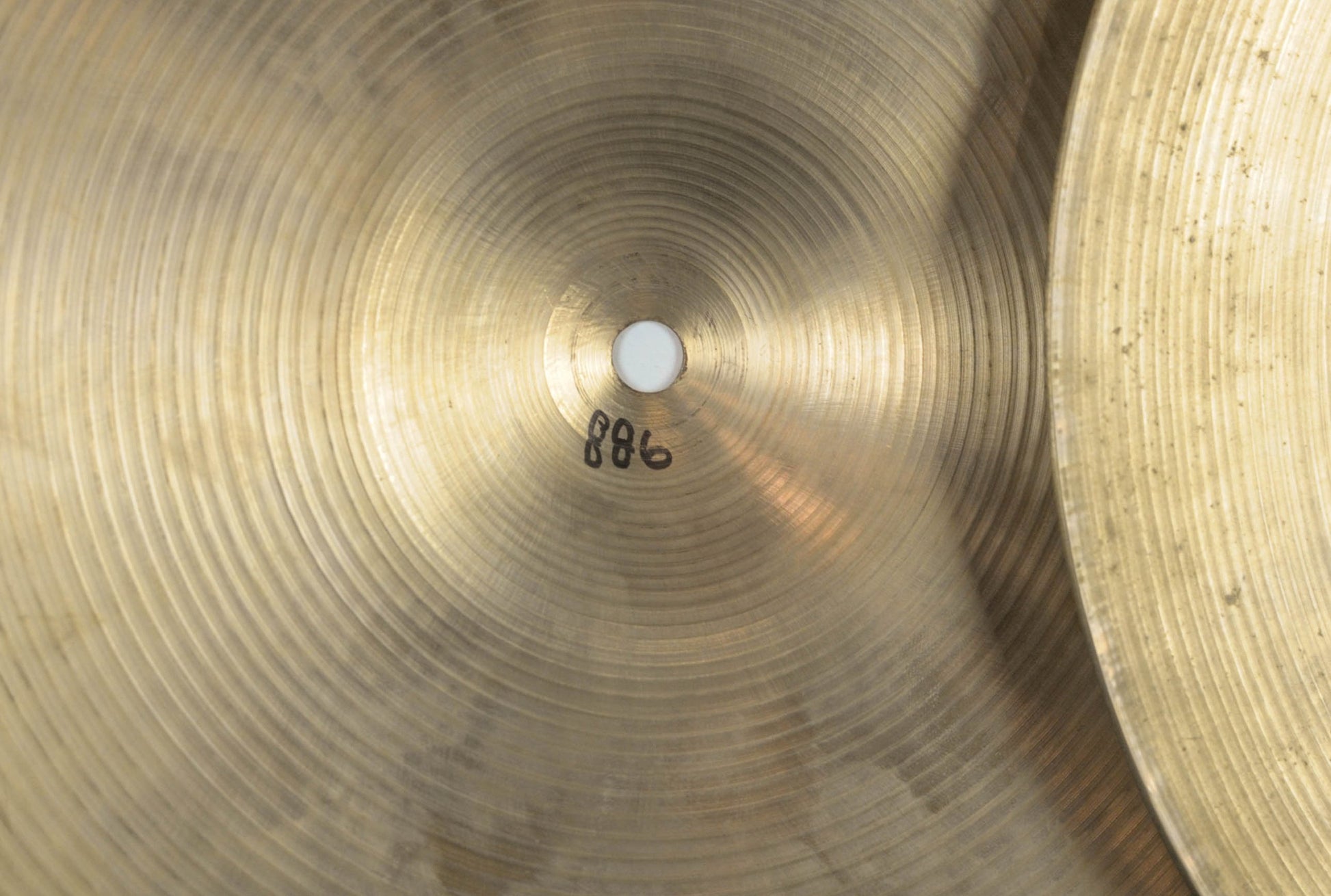 1960s Zildjian A 14" Hi Hat Cymbals 886g 1288g