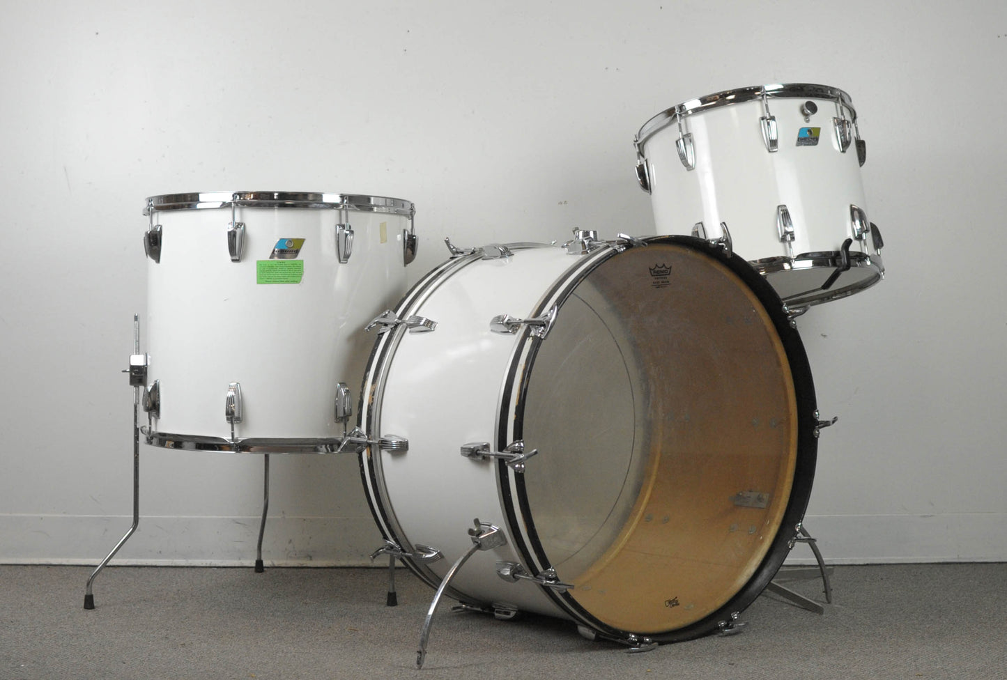 1970s Ludwig White Cortex Drum Set