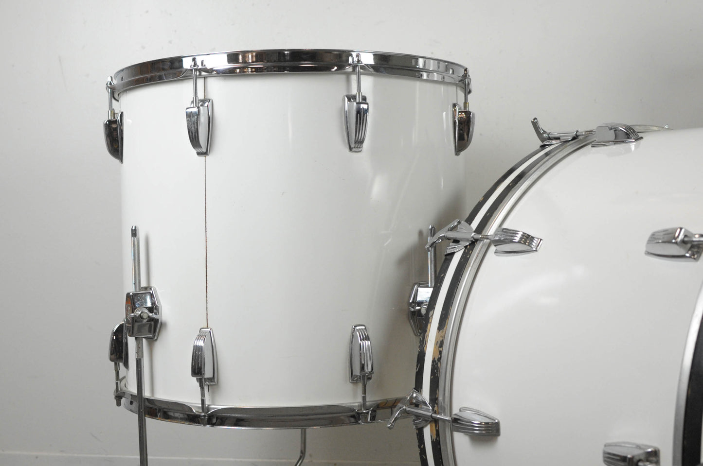 1970s Ludwig White Cortex Drum Set