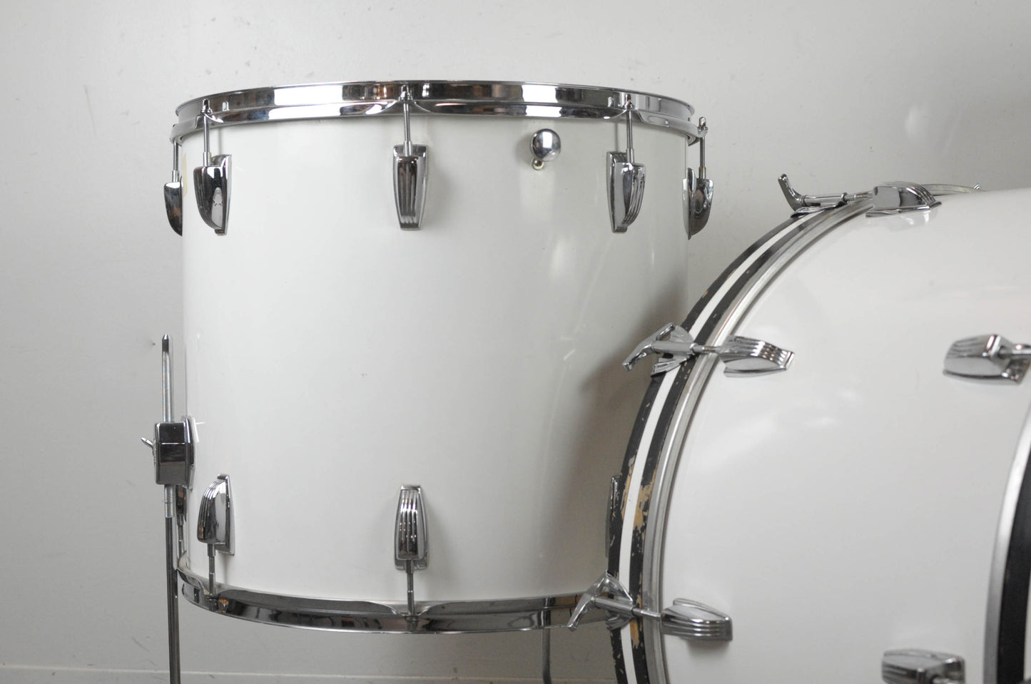 1970s Ludwig White Cortex Drum Set