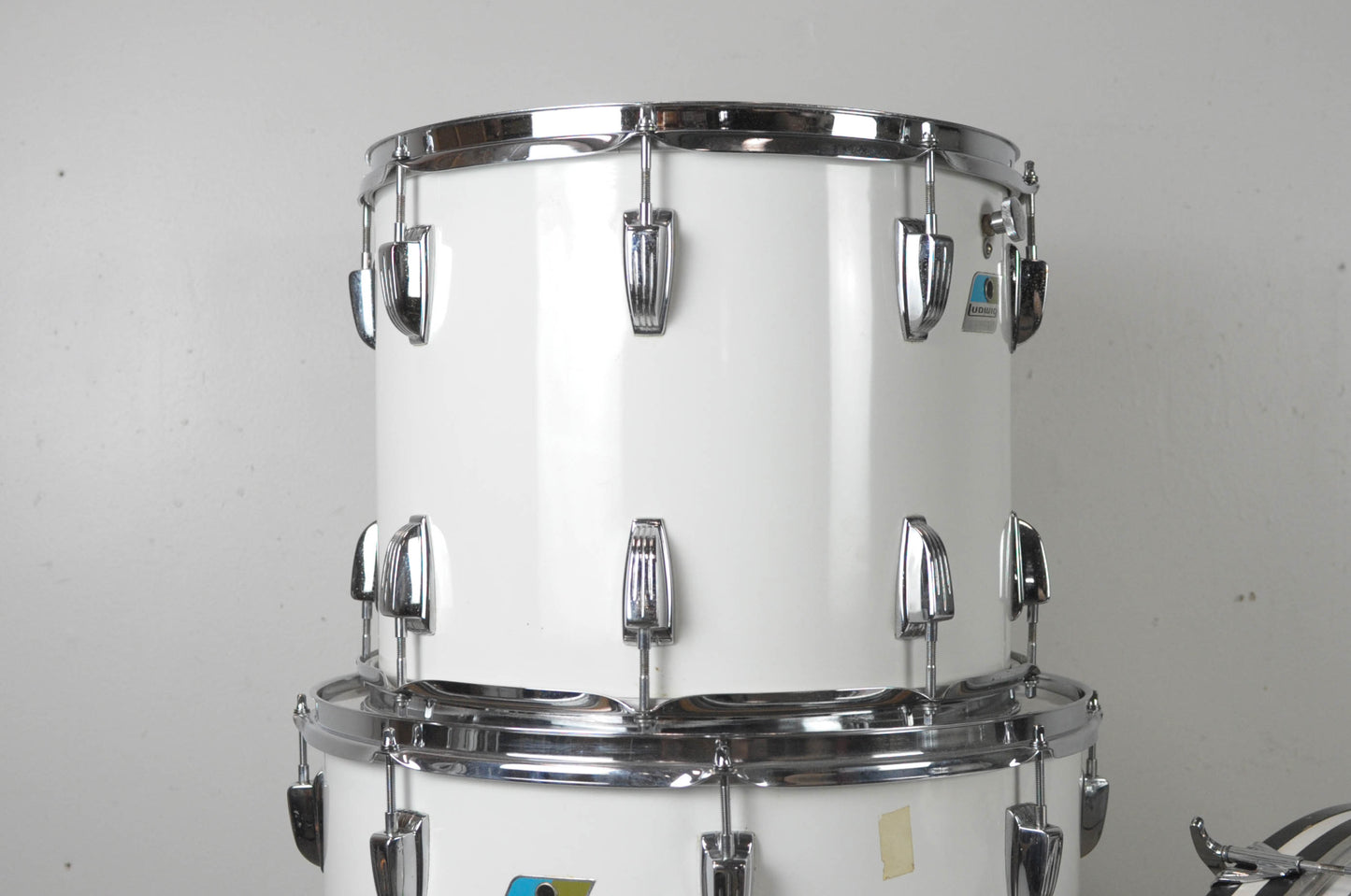 1970s Ludwig White Cortex Drum Set