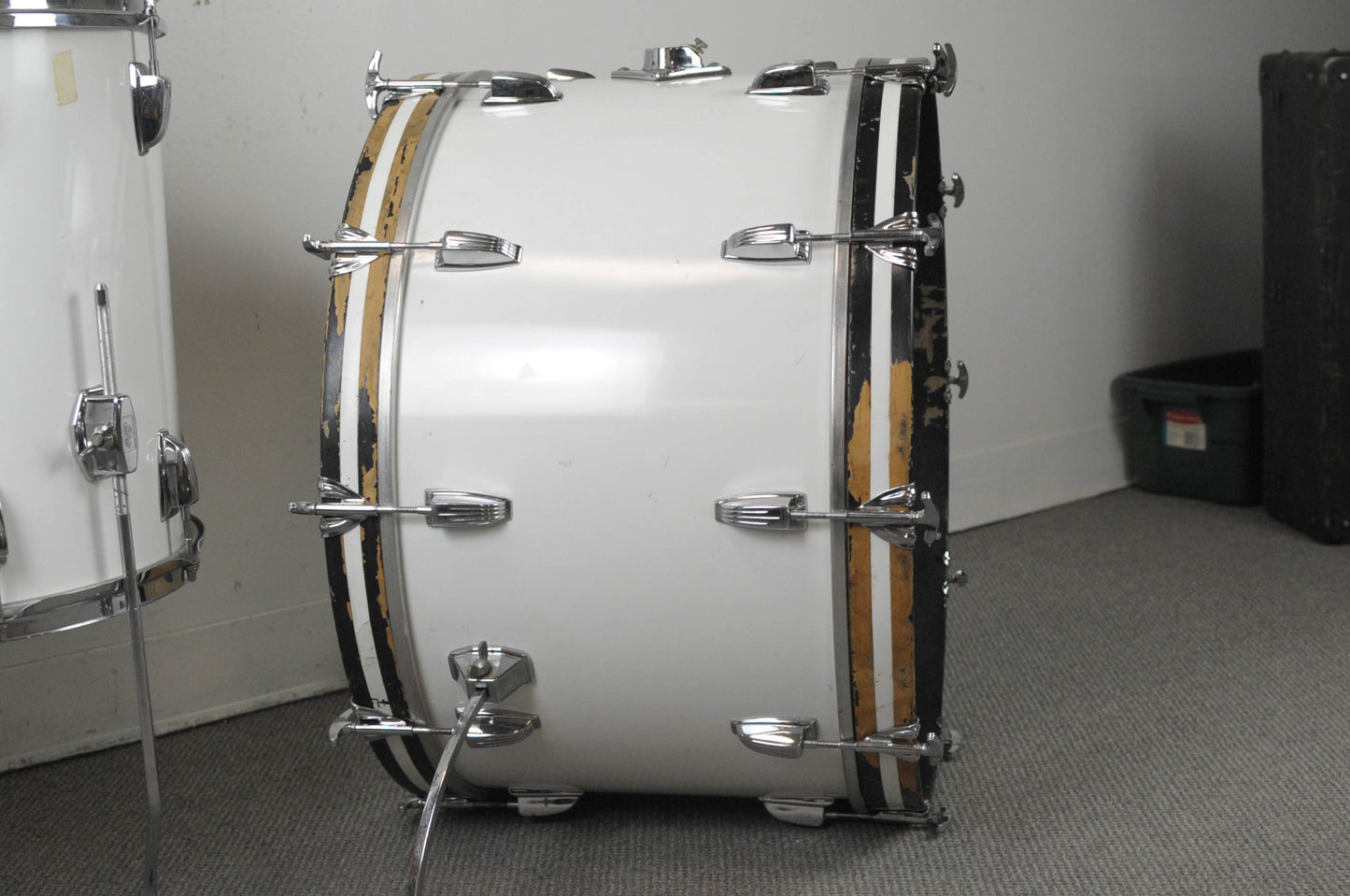 1970s Ludwig White Cortex Drum Set